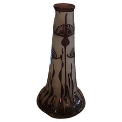 Le Verre Francais ( Chardons plant ) Style: Art Nouveau, Jugendstil, Liberty