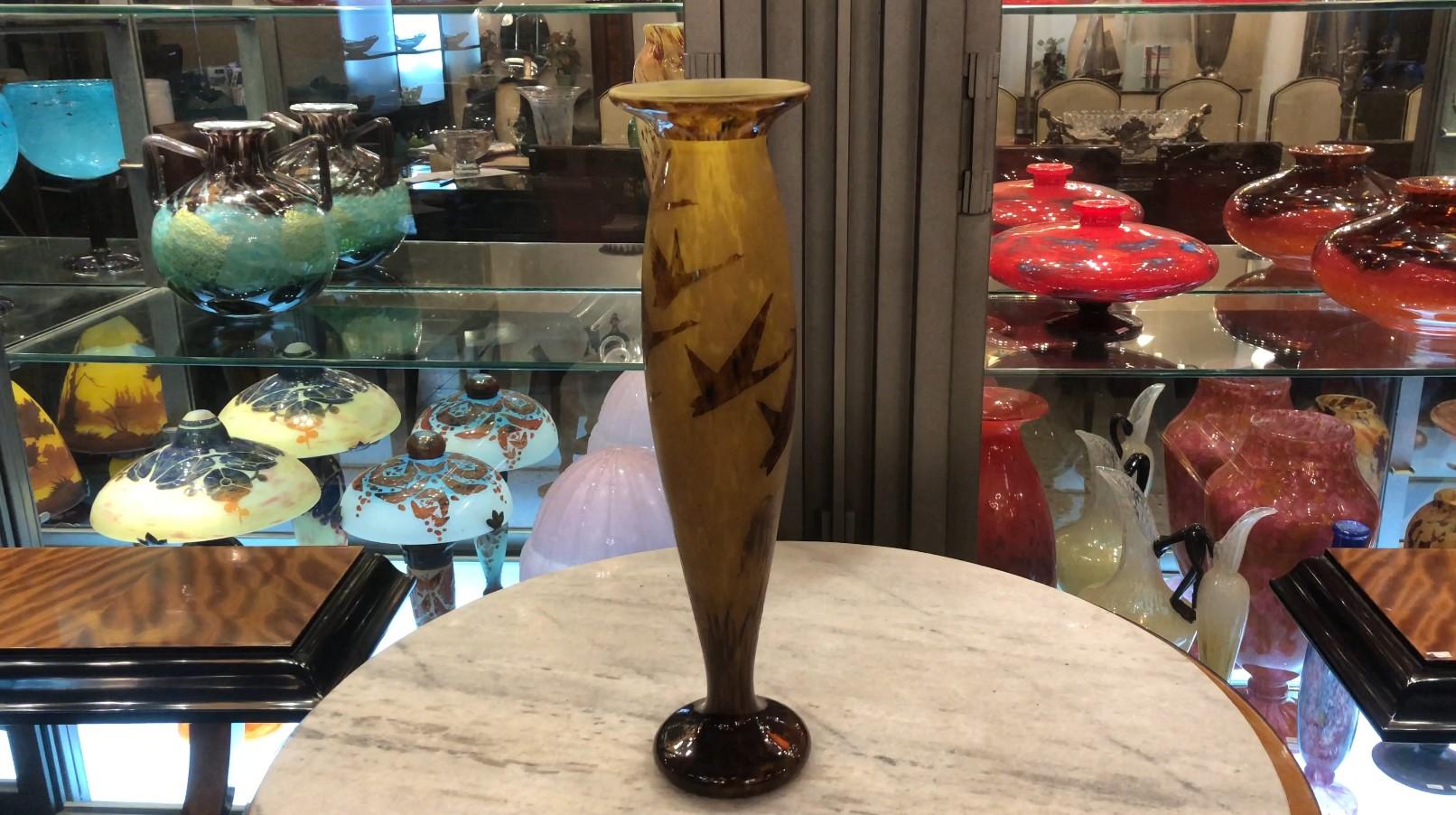 Le Verre Francais ( Decorazione Halbrans ) Stile: Art Nouveau, Jugendstil in vendita 11