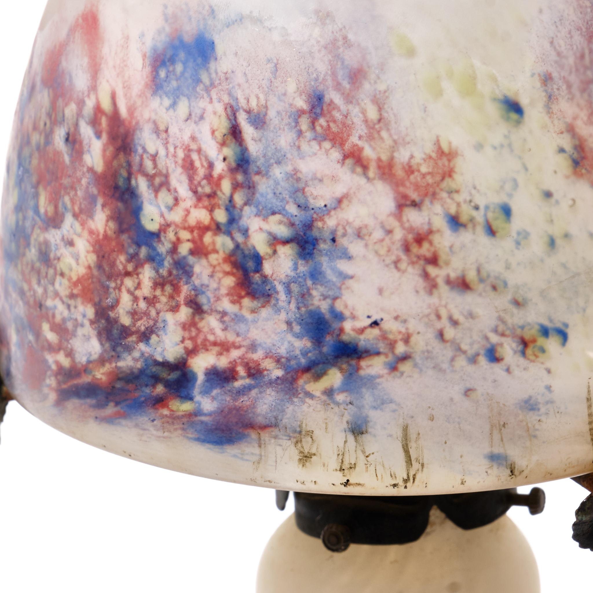 Lampe française Le Verre, verre d'art par Charles Schneider en vente 5