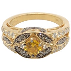 Le Vian 1/2 Carat Yellow Sapphire Yellow Gold Ring