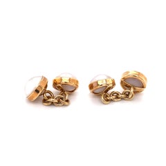 Le Vian Mabe Pearl Chain Cuff Links in 14K Gold