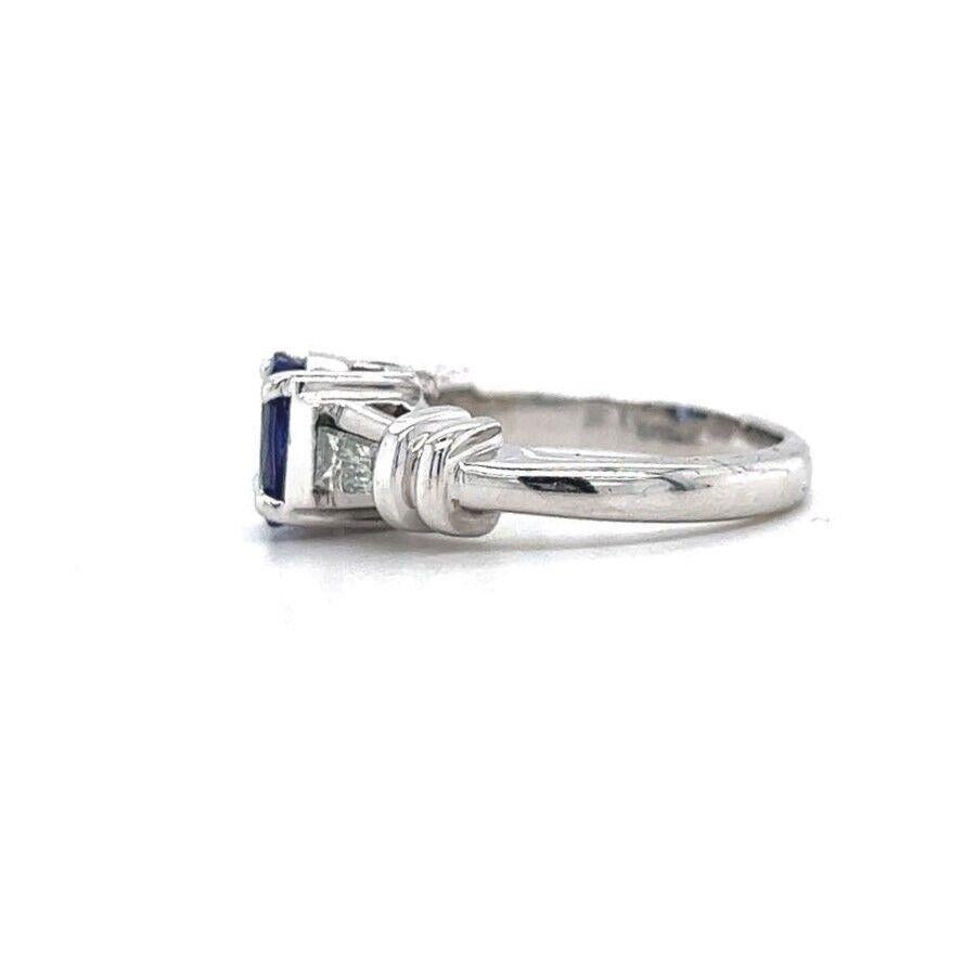 Le Vian 14 Karat White Gold Blueberry Tanzanite and Diamond Ring 2