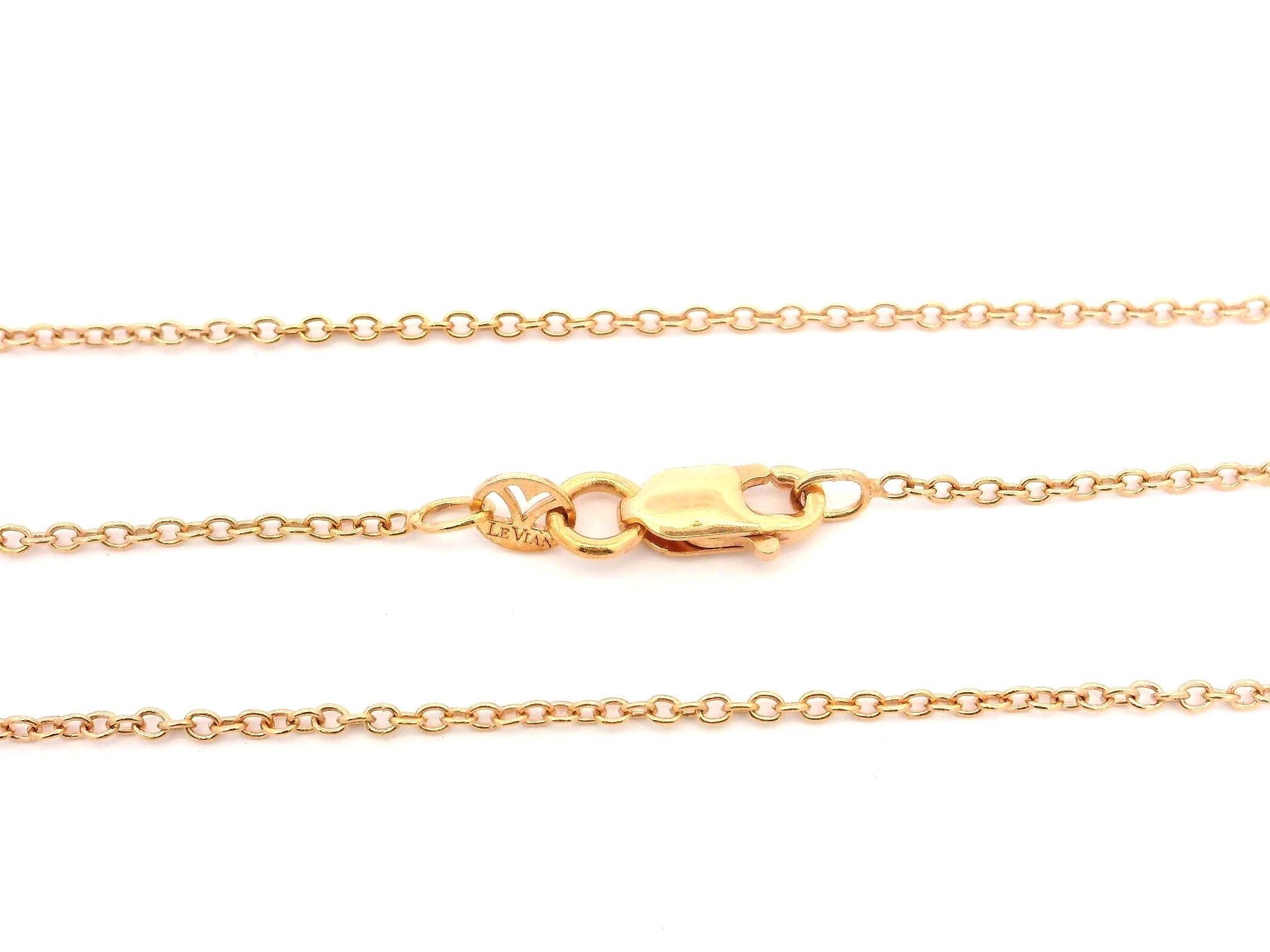 Women's Le Vian 14k Rose Gold Dual Chocolate Diamond Interlocking Heart Pendant Necklace For Sale