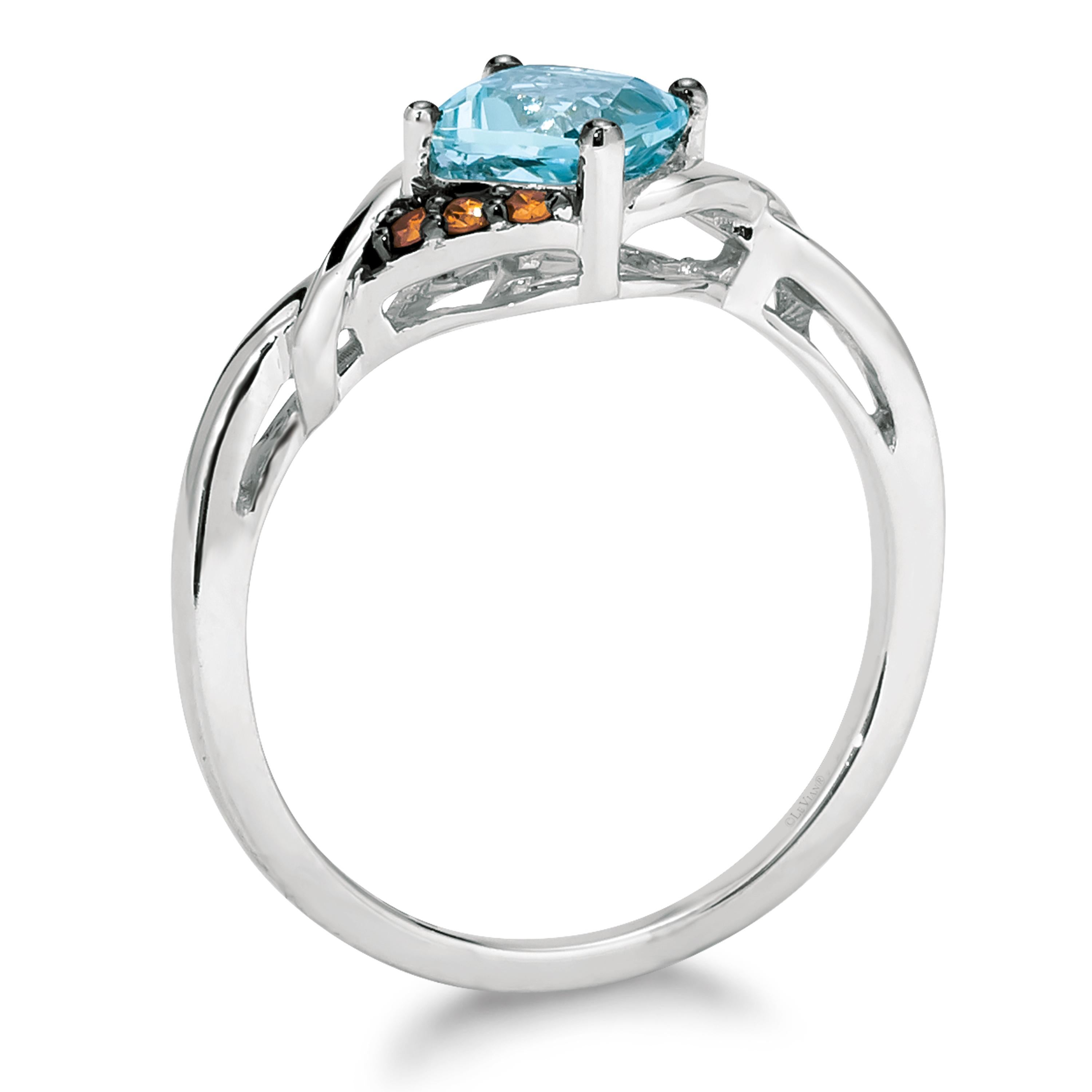 le vian aquamarine ring rose gold