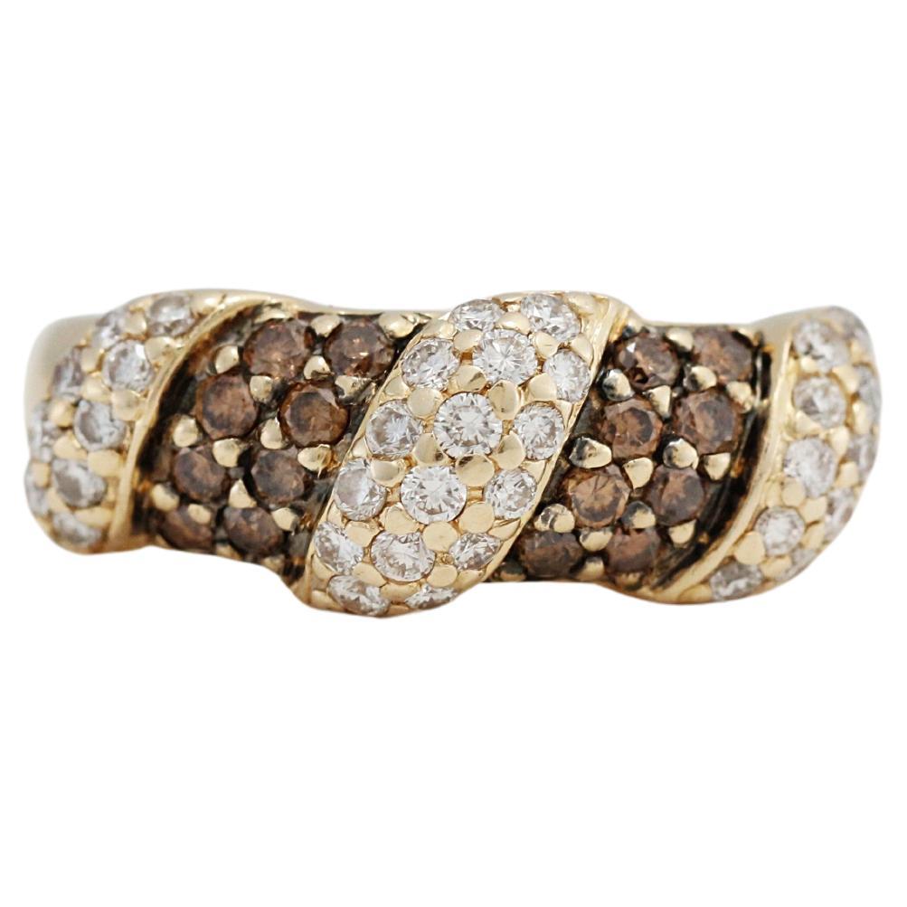 Le Vian 14k Yellow Gold Diamond Ring, Size 6.75 - 5.0g