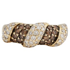 Le Vian 14k Yellow Gold Diamond Ring, Size 6.75 - 5.0g