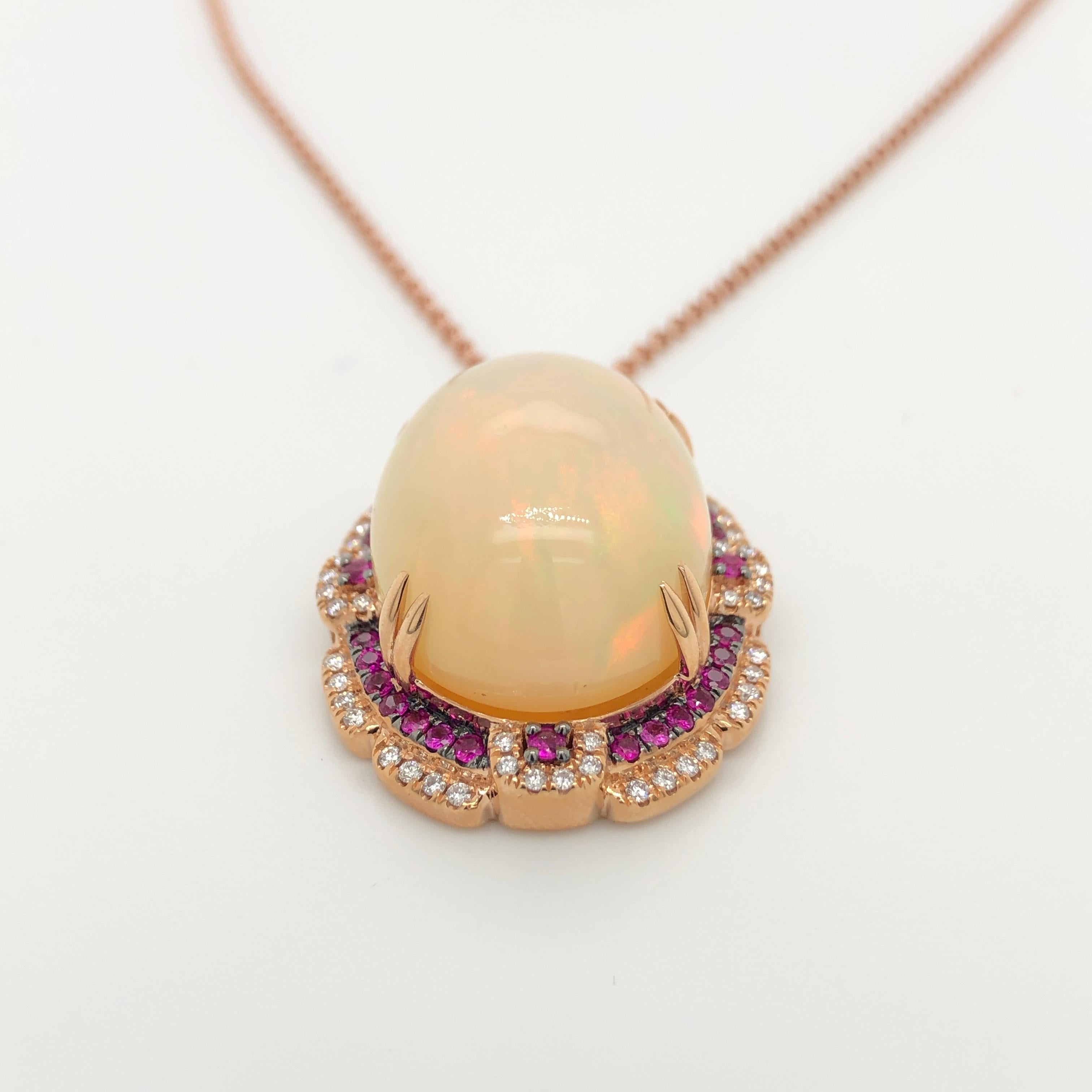 levian opal pendant