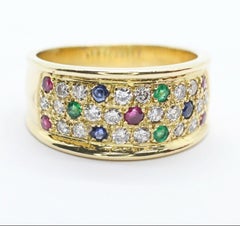 Le Vian 18 Karat Yellow Gold Multi-Color Gemstone Ring