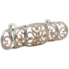 Le Vian 2.5 Carat White Diamond Knuckle Ring