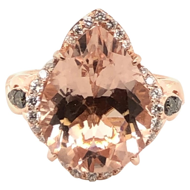 Le Vian 5 Carat Morganite Chocolate Diamond Rose Gold Ring For Sale at  1stDibs | rose gold chocolate diamond ring, levian chocolate diamond ring,  5 carat chocolate diamond