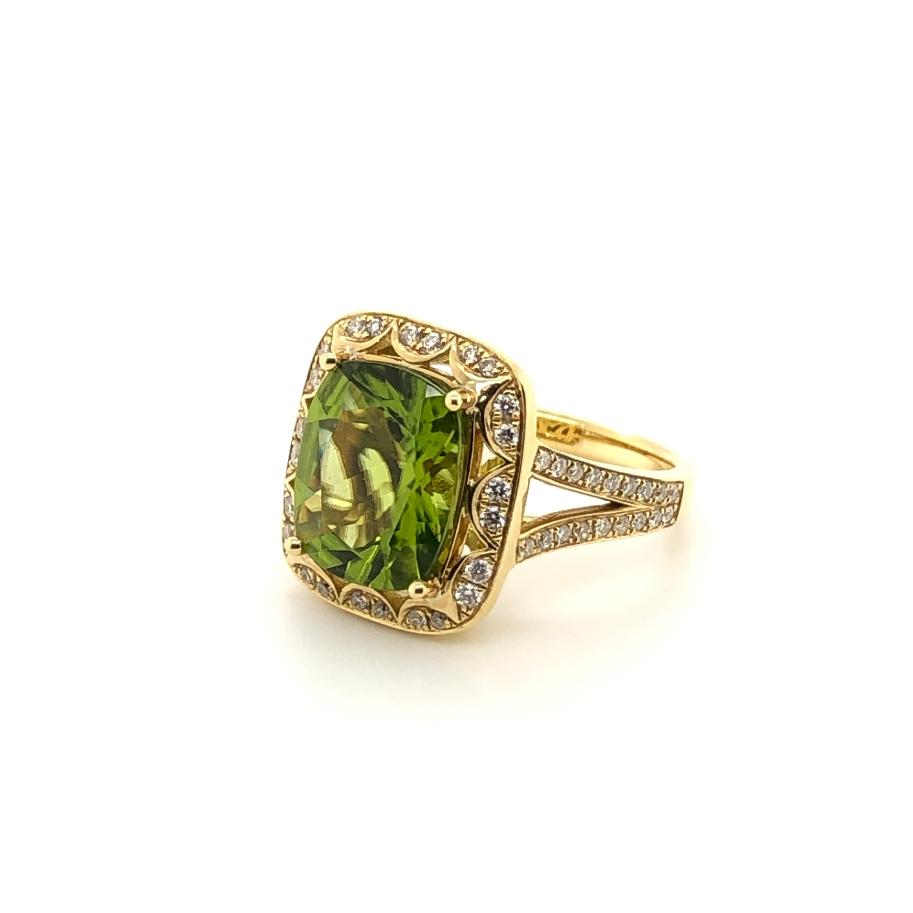 le vian peridot ring