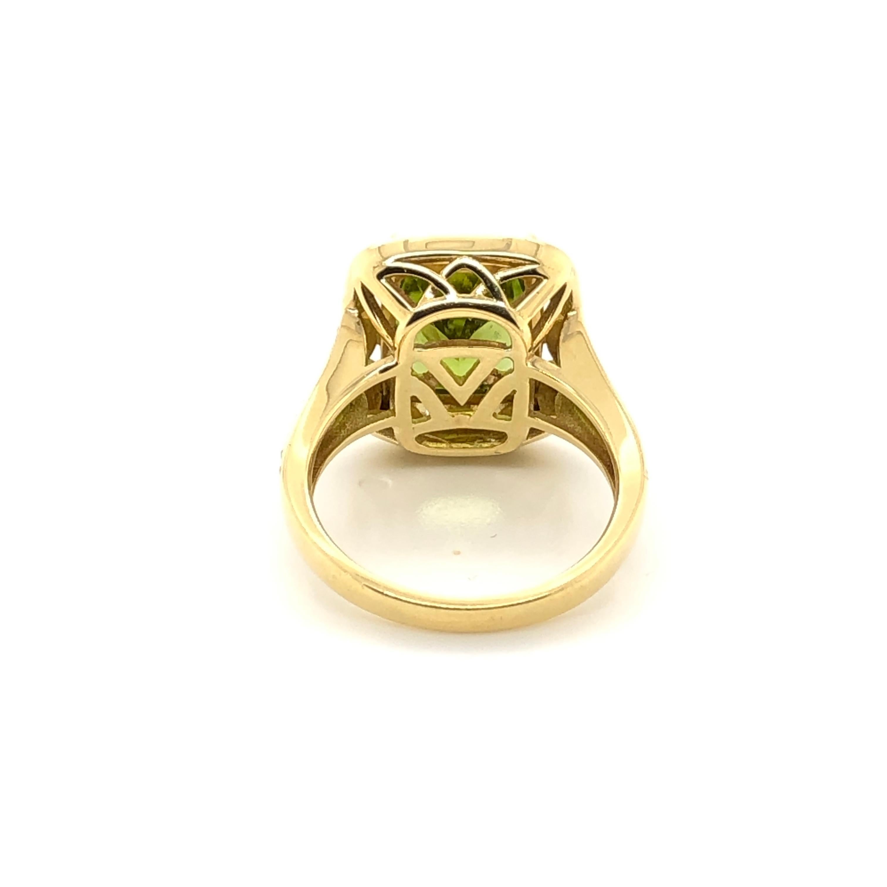 levian peridot ring