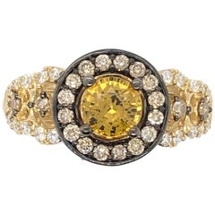 Le Vian 7/8 Carat Yellow Sapphire Yellow Gold Ring