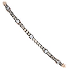 Le Vian .75ctw Round Brilliant Diamond Bracelet -14k Rose Gold Adjustable Length