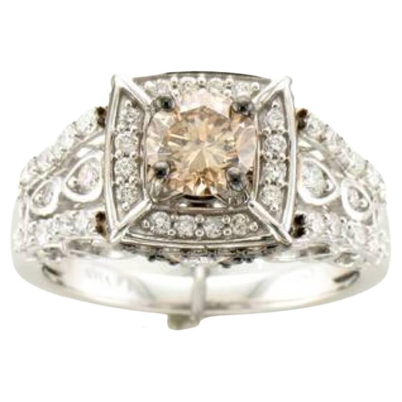 Le Vian Bridal Ring Featuring Candied Pecan Diamonds, Vanilla Diamonds