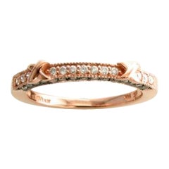 Anillo de novia Le Vian con diamantes de chocolate y diamantes de vainilla