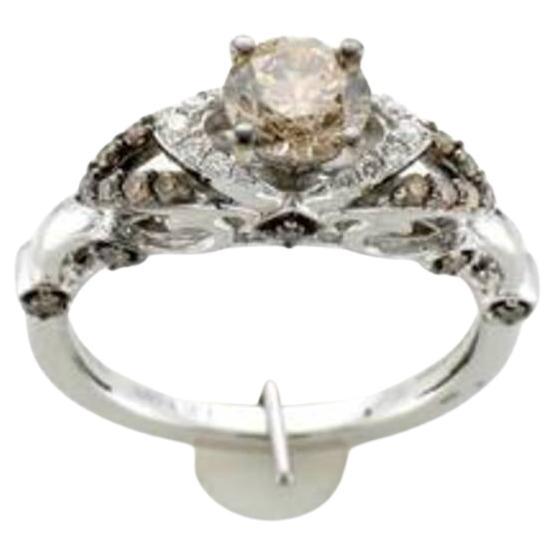 Anillo de novia Le Vian con diamantes de chocolate, conjunto de diamantes de vainilla