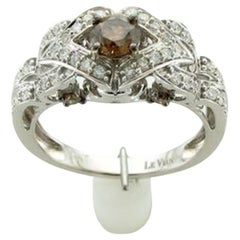 Le Vian Bridal Ring Featuring Chocolate Diamonds, Vanilla Diamonds Set in 14