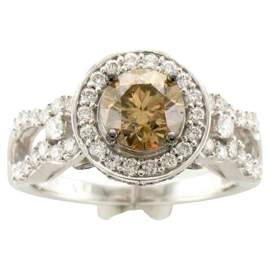 Le Vian Bridal Ring featuring Chocolate Diamonds , Vanilla Diamonds set in 14