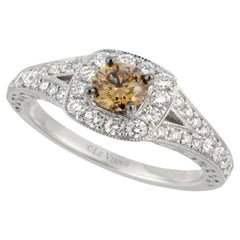 Le Vian Bridal Ring Featuring Chocolate Diamonds, Vanilla Diamonds Set in 14