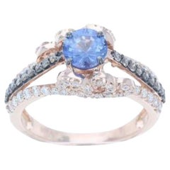 Le Vian Bridal Ring Featuring Cornflower Sapphire Vanilla Diamonds