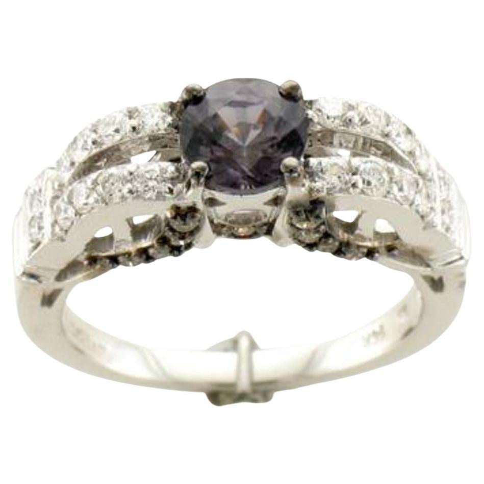 Le Vian Bridal Ring Featuring Gray Spinel Vanilla Diamonds, Chocolate Diamond For Sale