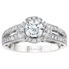 Le Vian Bridal Ring Featuring Vanilla Diamonds, Chocolate Diamonds Set in 14