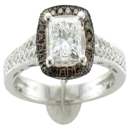 Le Vian Bridal Ring featuring Vanilla Diamonds, Chocolate Diamonds set in 14