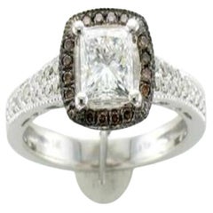 Le Vian Bridal Ring featuring Vanilla Diamonds, Chocolate Diamonds set in 14