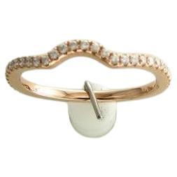 Le Vian Bridal Ring featuring Vanilla Diamonds set in 14K Strawberry Gold