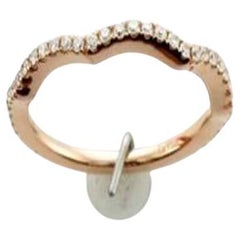 Le Vian Bridal Ring Featuring Vanilla Diamonds Set in 14K Strawberry Gold
