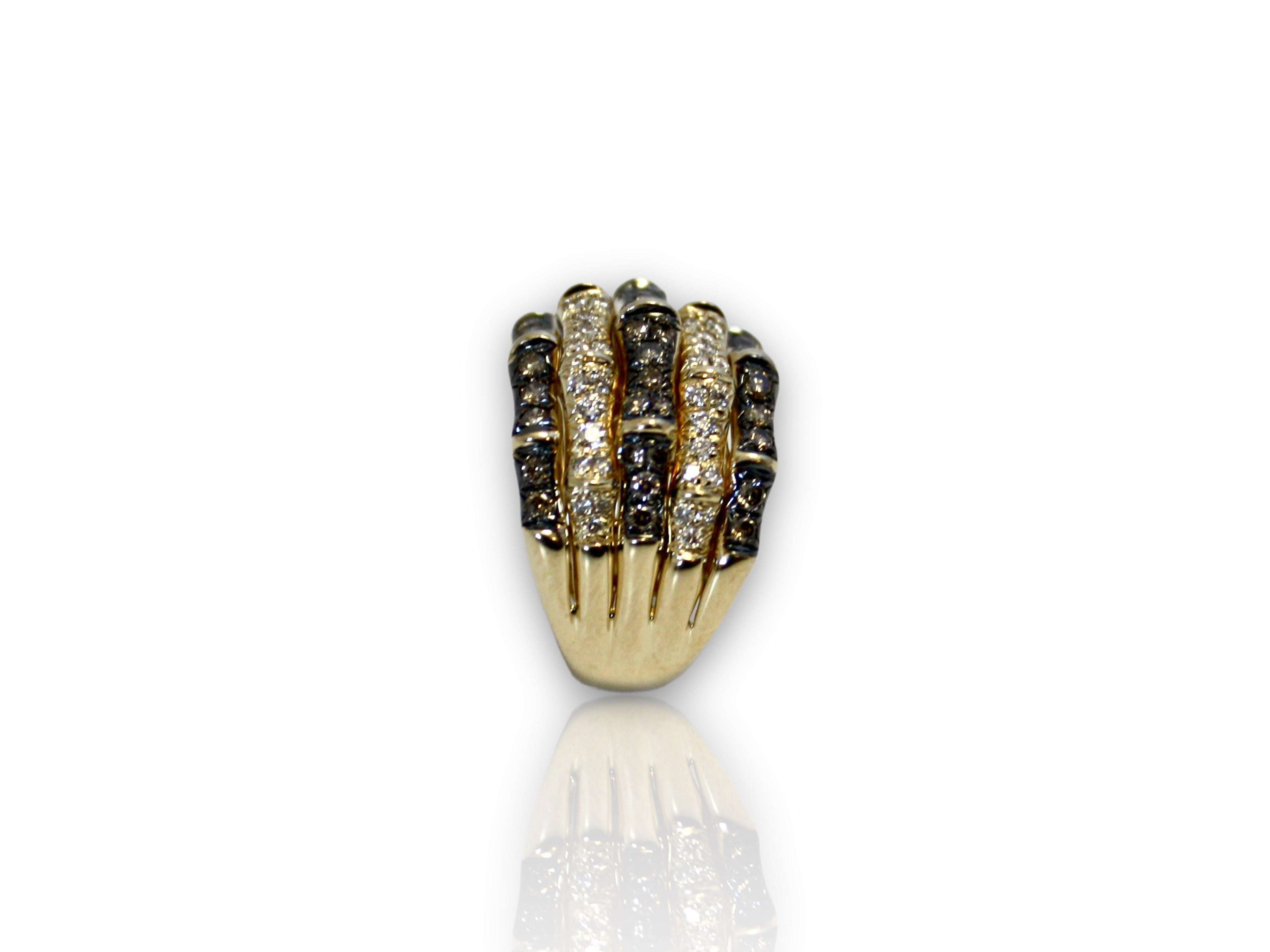 Le Vian
14K Gelbgold
40 Schokoladen-Diamanten
.47CTW Ungefähr
48 Diamanten GH/SI
.54CTW Ungefähr
