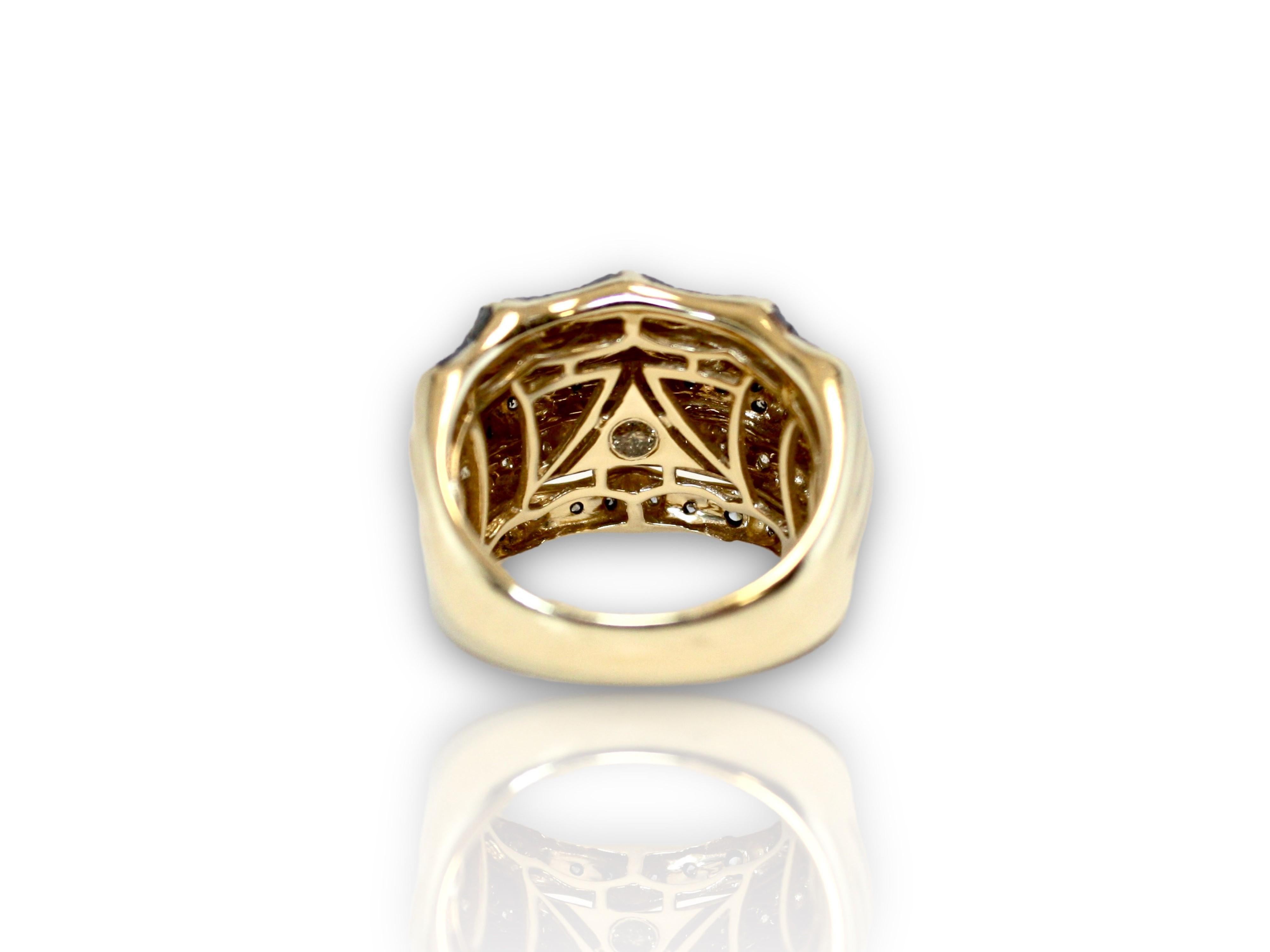 Le Vian Schokolade Diamant Ring (Art nouveau) im Angebot