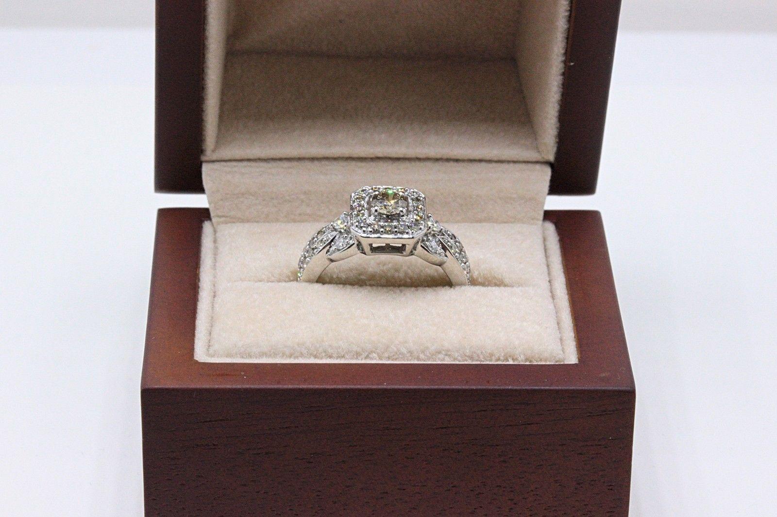 Le Vian Chocolate & Vanilla Diamond 3/4 Carat Engagement Ring 14 Karat Gold 3