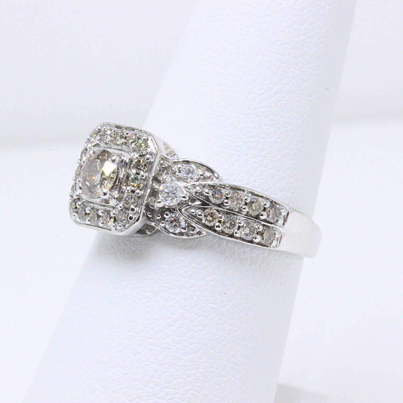 Women's Le Vian Chocolate & Vanilla Diamond 3/4 Carat Engagement Ring 14 Karat Gold