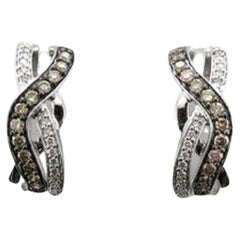 Le Vian Chocolatier Earrings Featuring Chocolate Diamonds, Vanilla Diamonds