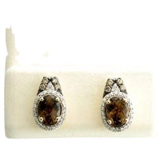 Le Vian Chocolatier Earrings featuring Chocolate Quartz Chocolate Diamonds