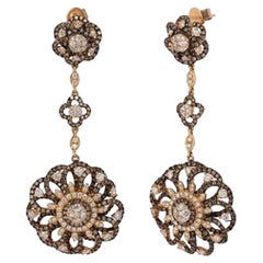 Le Vian Chocolatier Earrings featuring Vanilla Diamonds, Chocolate Diamonds