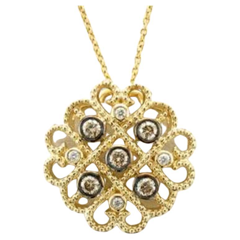 Le Vian Chocolatier Pendant Featuring Chocolate Diamonds, Vanilla Diamonds