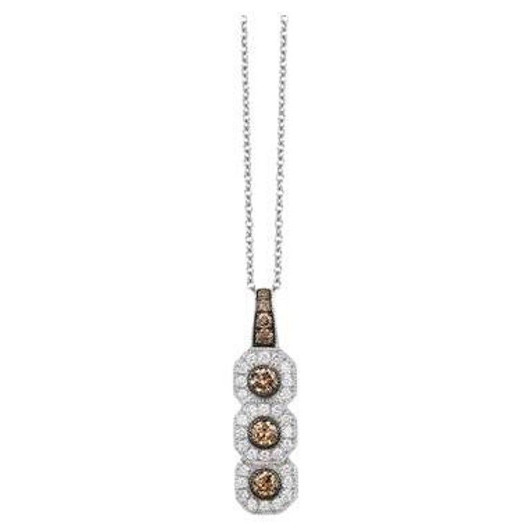 Le Vian Chocolatier Pendant Featuring Chocolate Diamonds, Vanilla Diamonds For Sale at 1stDibs