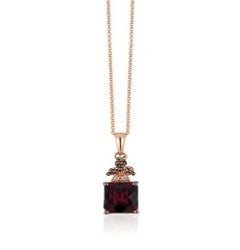 Le Vian Chocolatier Pendant featuring Raspberry Rhodolite Chocolate Diamonds