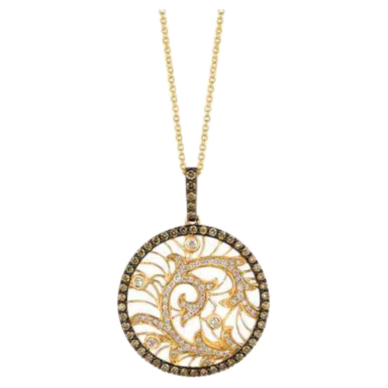 Le Vian Chocolatier-Anhnger mit Vanilla-Diamanten und schokoladenbraunen Diamanten