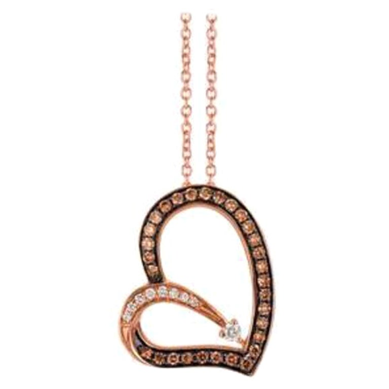 Le Vian Chocolatier Pendant Featuring Vanilla Diamonds, Chocolate Diamonds