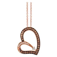 Le Vian Chocolatier Pendant Featuring Vanilla Diamonds, Chocolate Diamonds