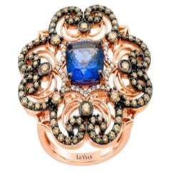 Le Vian Chocolatier Ring Featuring 2 Cts. Blueberry Tanzanite, 1 1/6 Cts