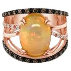 Le Vian Chocolatier Ring Featuring 3 3/4 Cts, Neopolitan Opal, 1/3 Cts