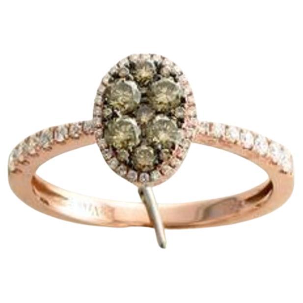 Le Vian Chocolatier Ring Featuring 3/8 Cts, Chocolate Diamonds, 1/5 Cts For Sale