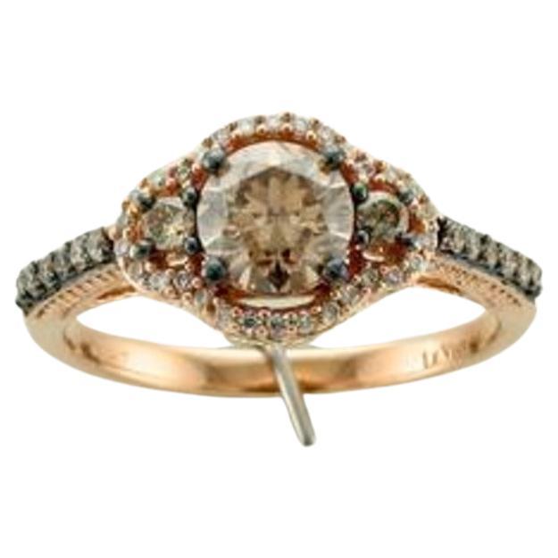 Le Vian Chocolatier Ring Featuring 7/8 Cts. Chocolate Diamonds, 1/10 Cts. Vani For Sale