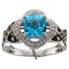 Le Vian Chocolatier Ring Featuring Blue Topaz Chocolate Diamonds