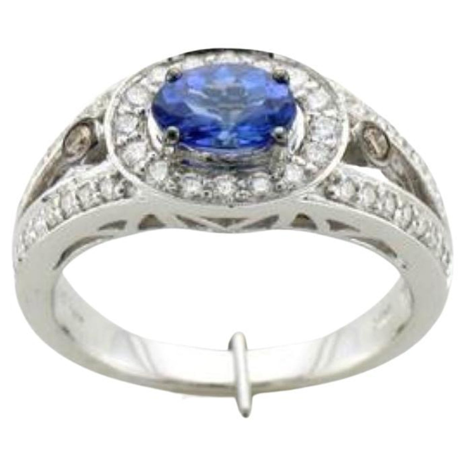 Le Vian Chocolatier Ring Featuring Blueberry Tanzanite Chocolate Diamonds  For Sale at 1stDibs